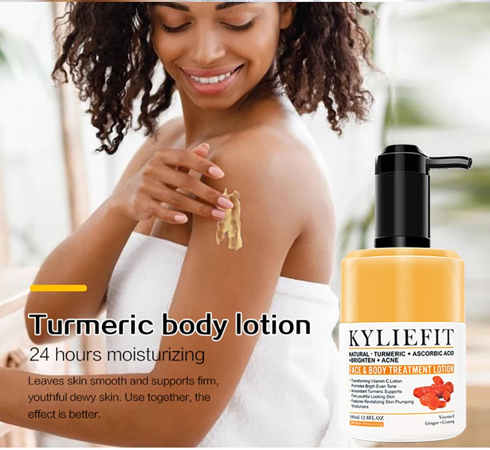 AILKE Organic Turmeric Skincare Kit for Brightening and Hydration