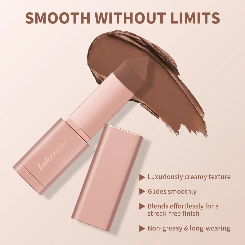 Lakerain Cream Bronzer Stick for Smooth Face Contouring