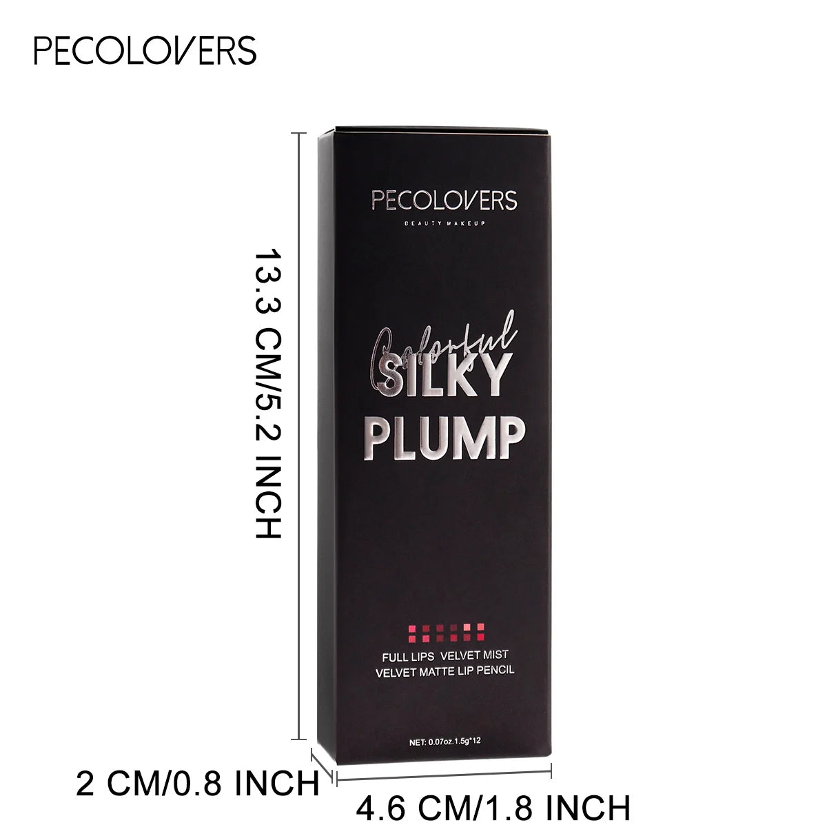 Matte Lip Liner Pencil Smooth Fine Tip For Long Wear
