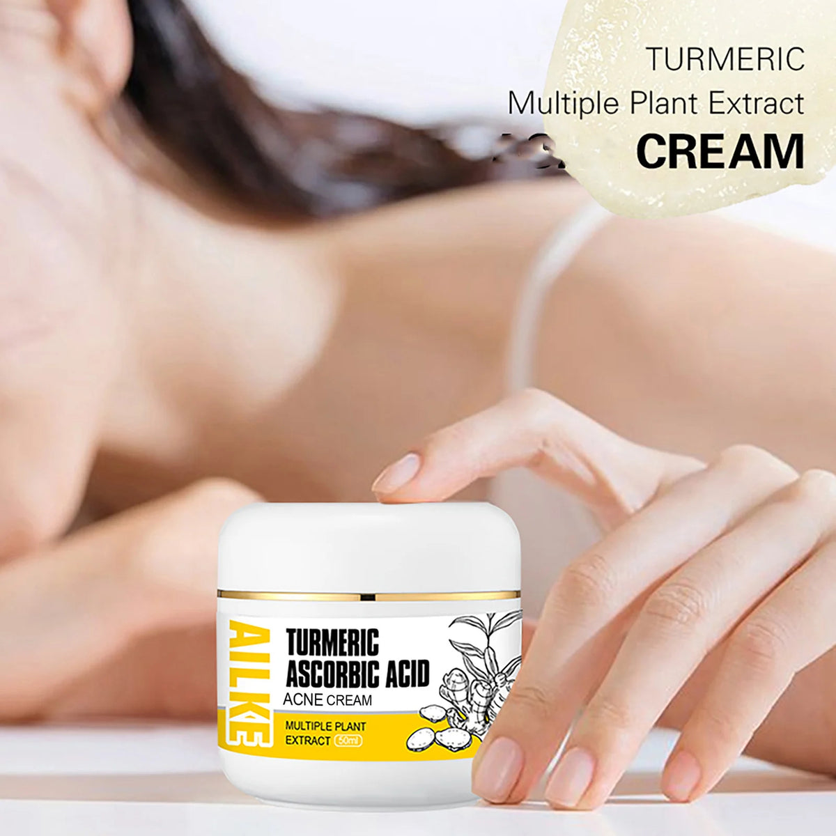 AILKE Organic Turmeric Skincare Kit for Brightening and Hydration