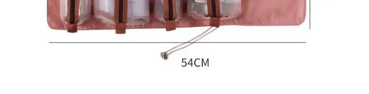 Travel Makeup Organizer Cosmetic Toiletry Bag With Zipper Storage