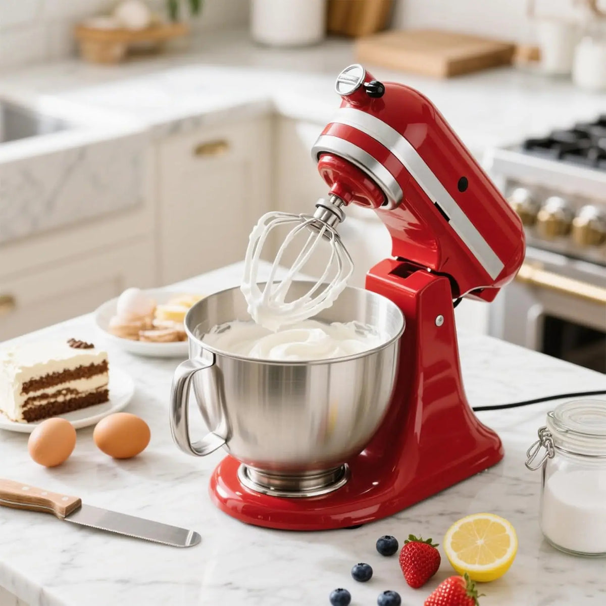 Stainless Steel 3-Piece Mixer Attachment Set For Tilt-Head Mixers
