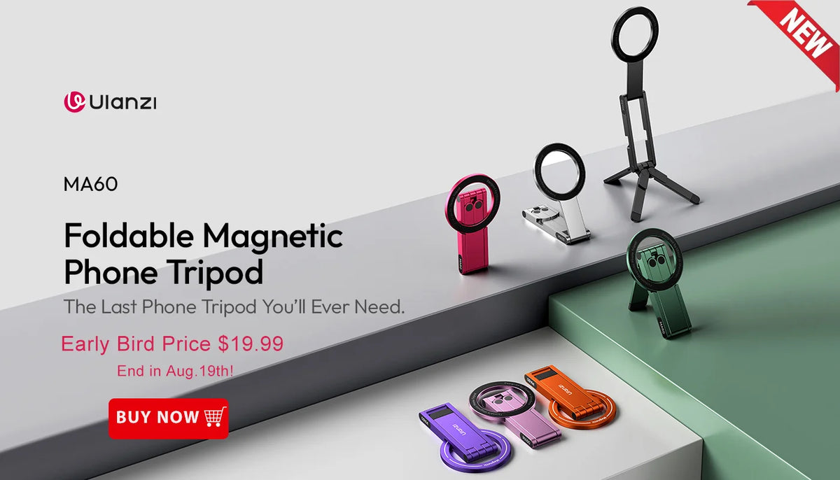 Ulanzi MA30 MagSafe Magnetic Phone Tripod Holder For iPhone Vlogging