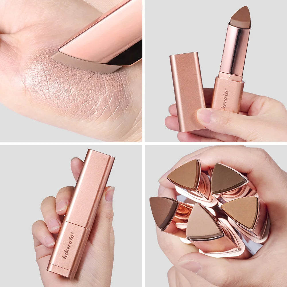 Lakerain Cream Bronzer Stick for Smooth Face Contouring