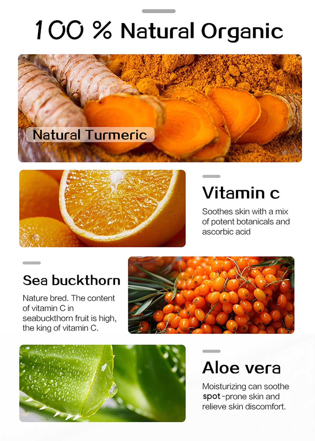 AILKE Organic Turmeric Skincare Kit for Brightening and Hydration