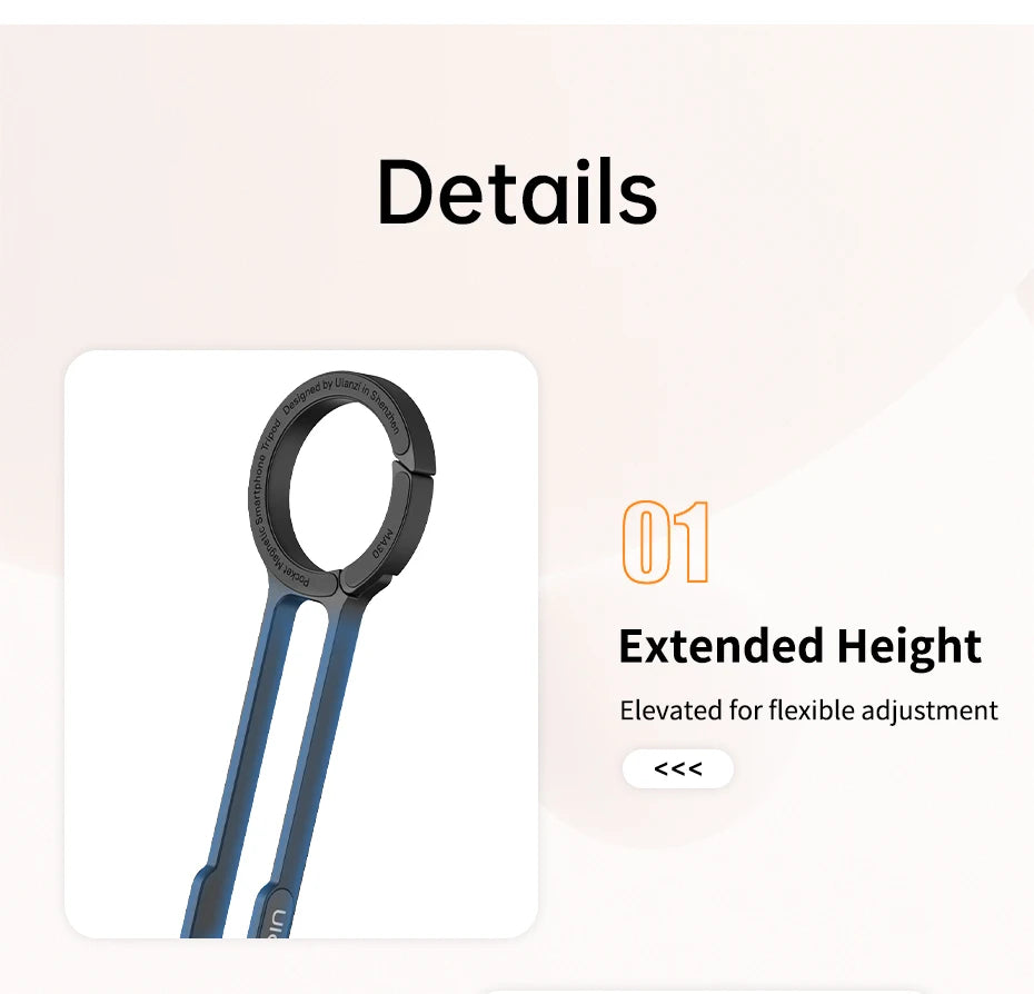 Ulanzi MA30 MagSafe Magnetic Phone Tripod Holder For iPhone Vlogging