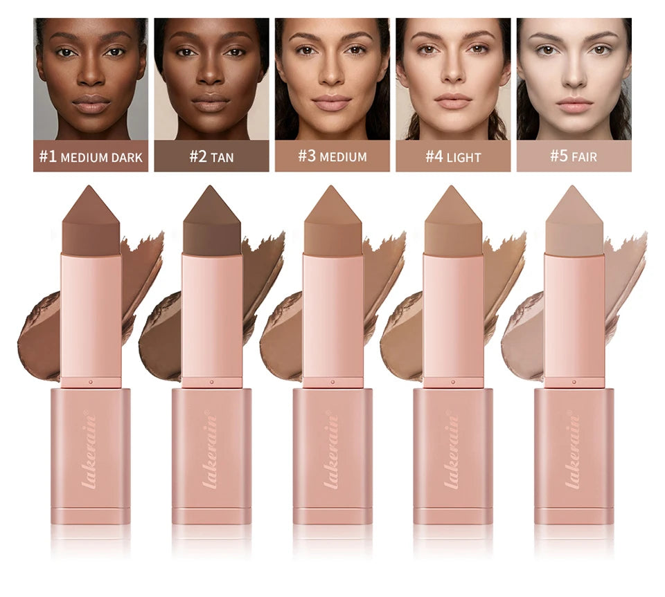 Lakerain Cream Bronzer Stick for Smooth Face Contouring
