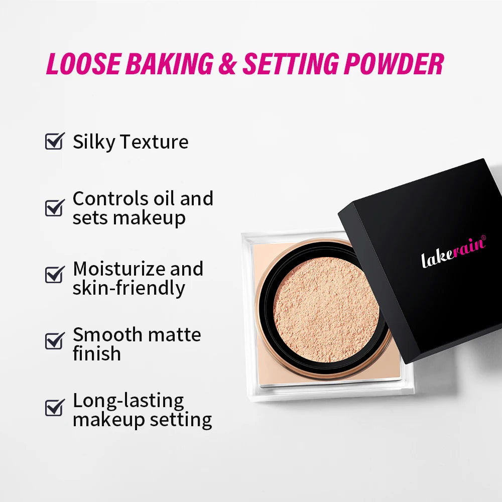 ibcccndc Loose Setting Powder for Oil Control and Matte Finish