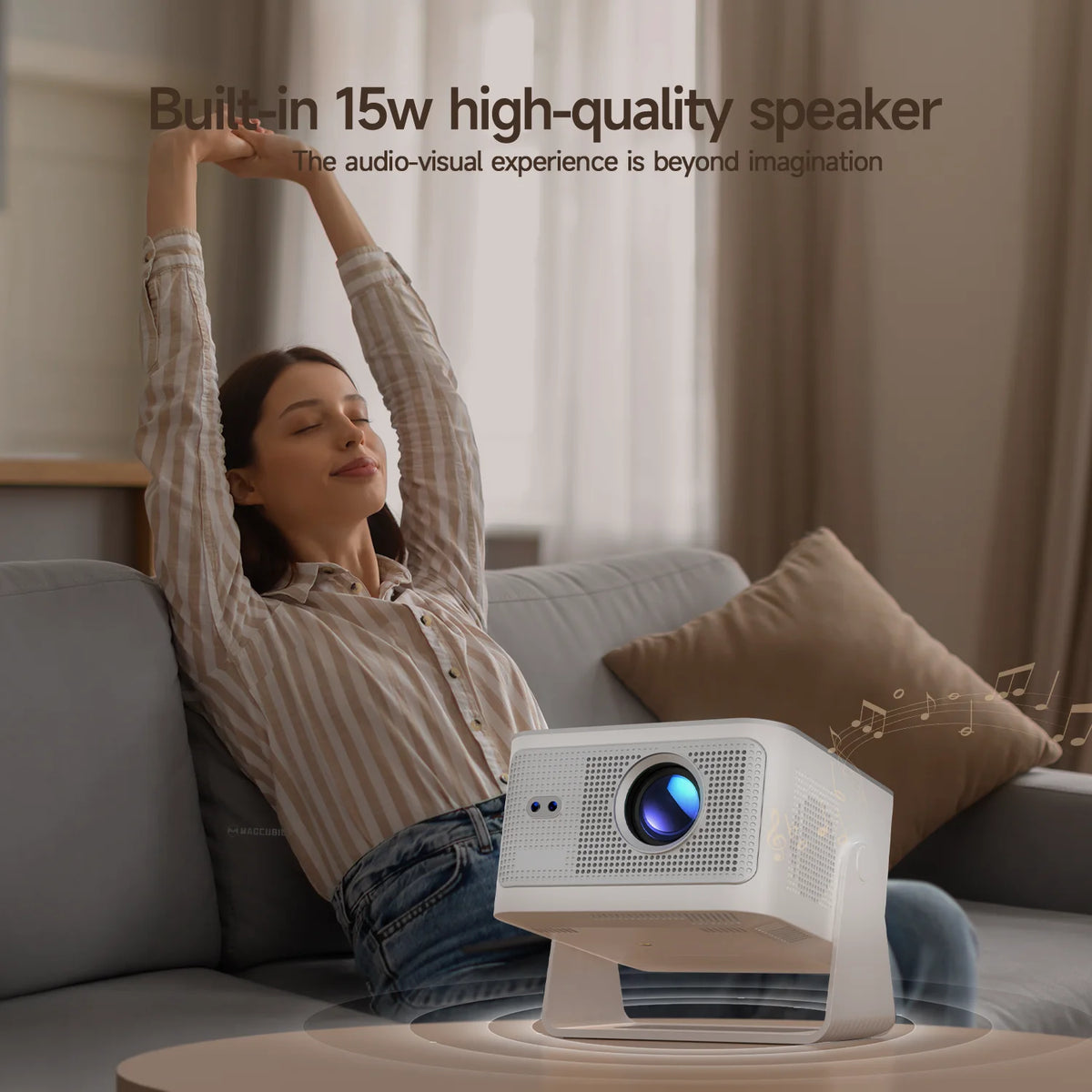 Magcubic HY350Max Native 1080P Portable Projector With Auto Focus