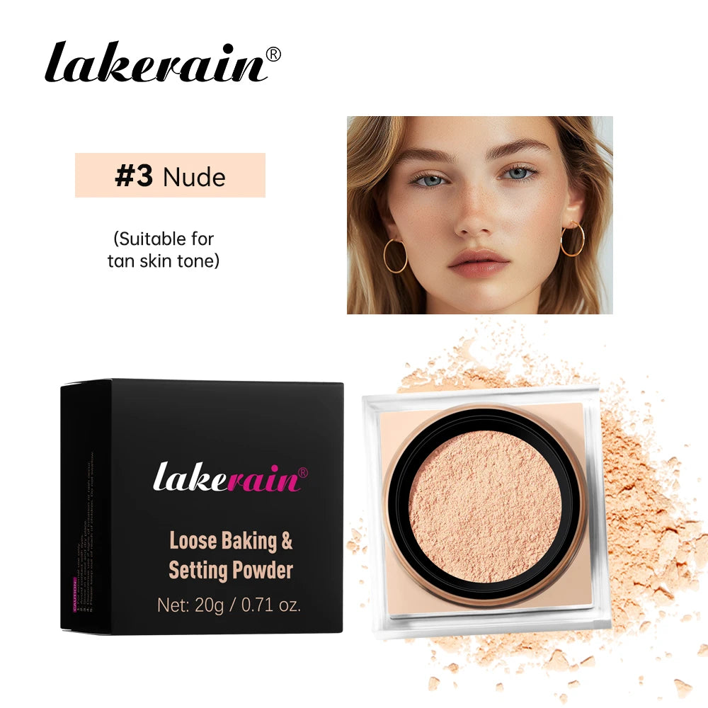 ibcccndc Loose Setting Powder for Oil Control and Matte Finish