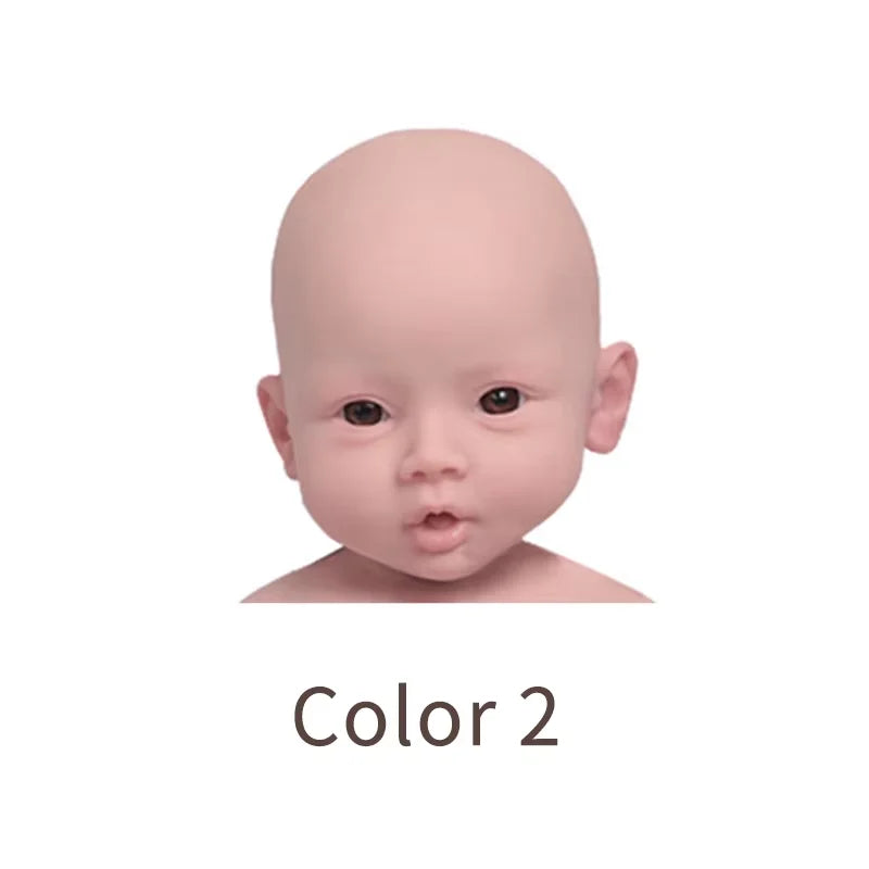 18.5-inch 3000g Realistic Silicone Reborn Baby Doll 100% Silicone Newborn Girl Toy for Children's Doll Collection