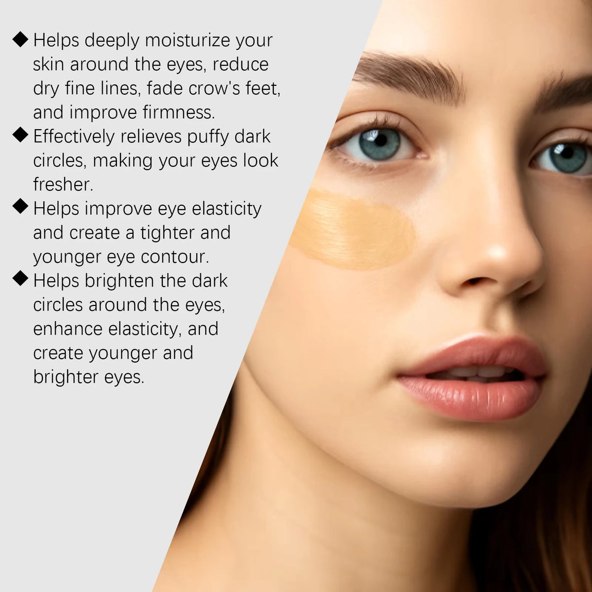 Instant Under Eye Tightening Cream for Puffiness and Dark Circles