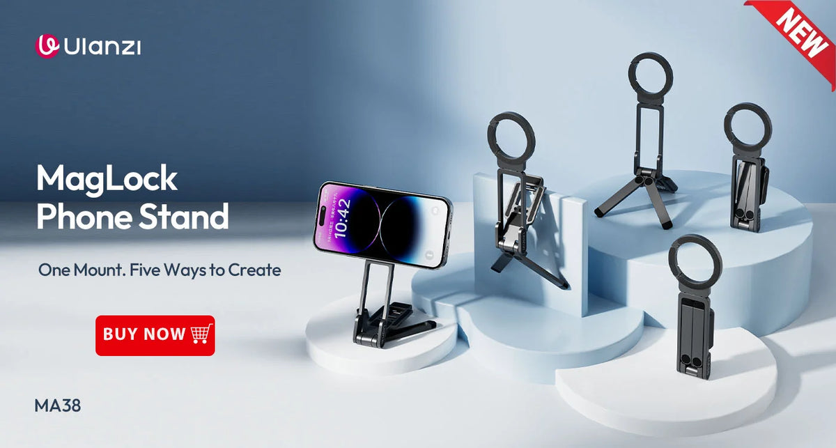 Ulanzi MA30 MagSafe Magnetic Phone Tripod Holder For iPhone Vlogging