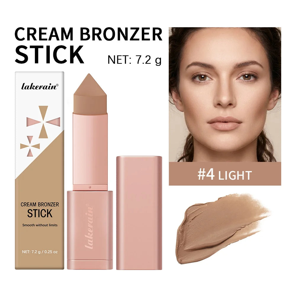 Lakerain Cream Bronzer Stick for Smooth Face Contouring