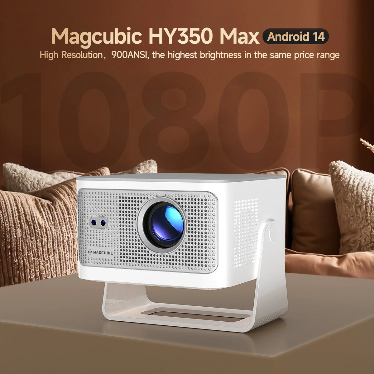 Magcubic HY350Max Native 1080P Portable Projector With Auto Focus