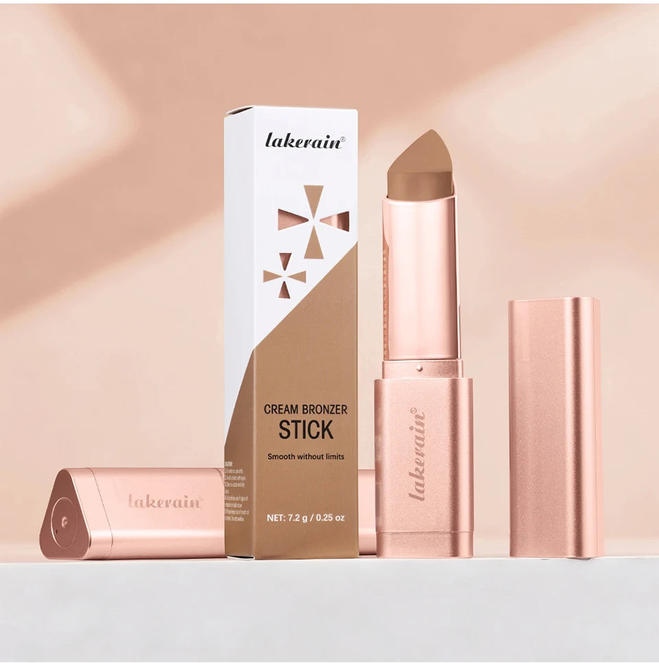 Lakerain Cream Bronzer Stick for Smooth Face Contouring