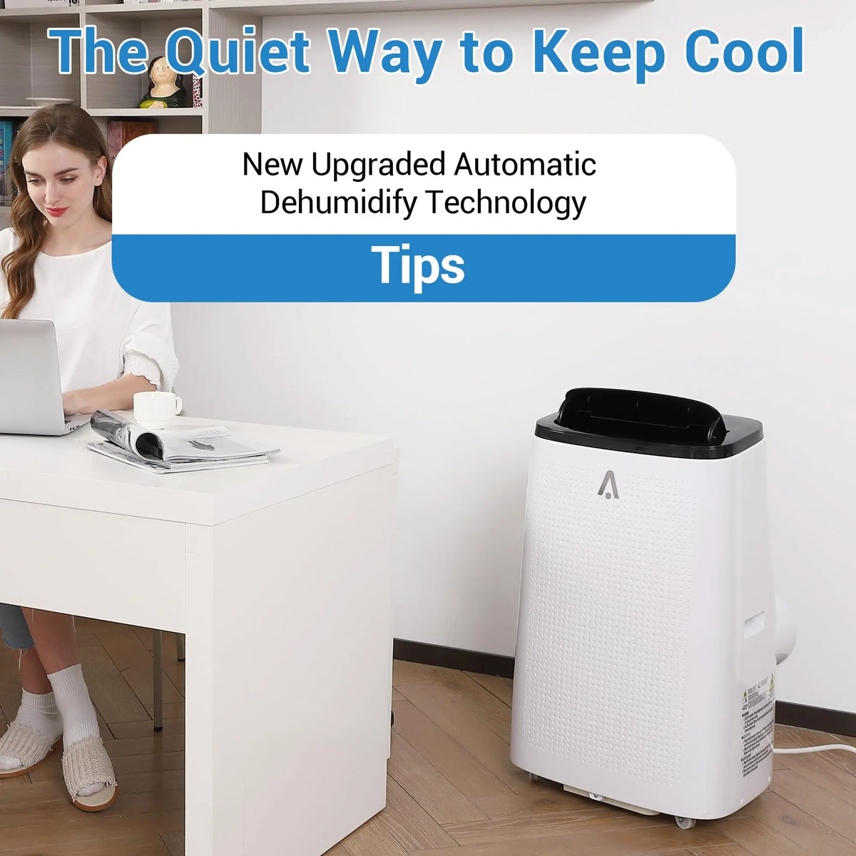 15000 Btu Portable Air Conditioner Cooling Dehumidifier With Remote