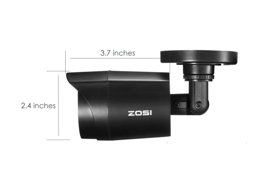 Zosi 1080P Hd Tvi Bullet Security Camera Outdoor Indoor