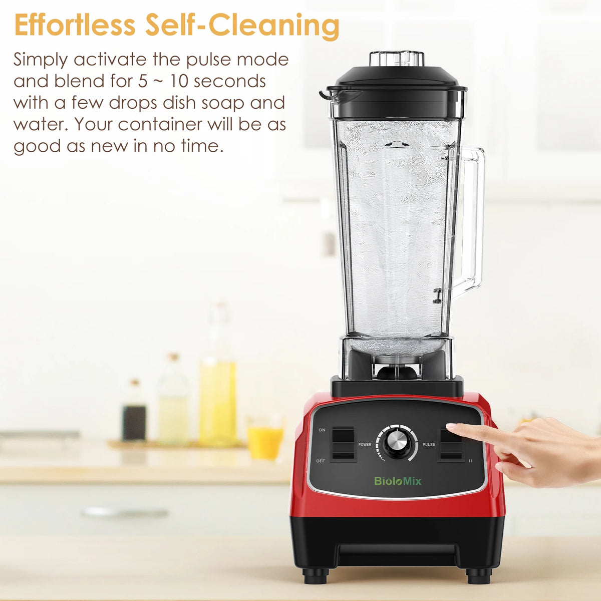 Biolomix Heavy Duty Blender Juicer Mixer Food Processor
