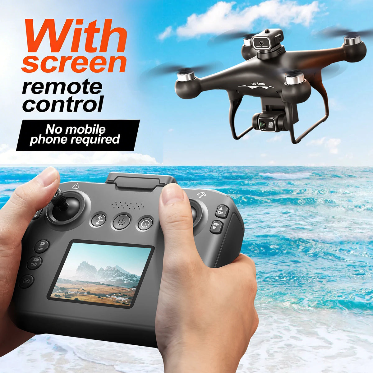 ZNLYRION S116 RC Drone Featuring Brushless Motor WiFi Camera
