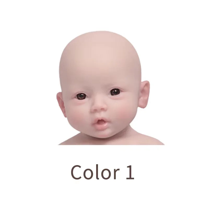 18.5-inch 3000g Realistic Silicone Reborn Baby Doll 100% Silicone Newborn Girl Toy for Children's Doll Collection