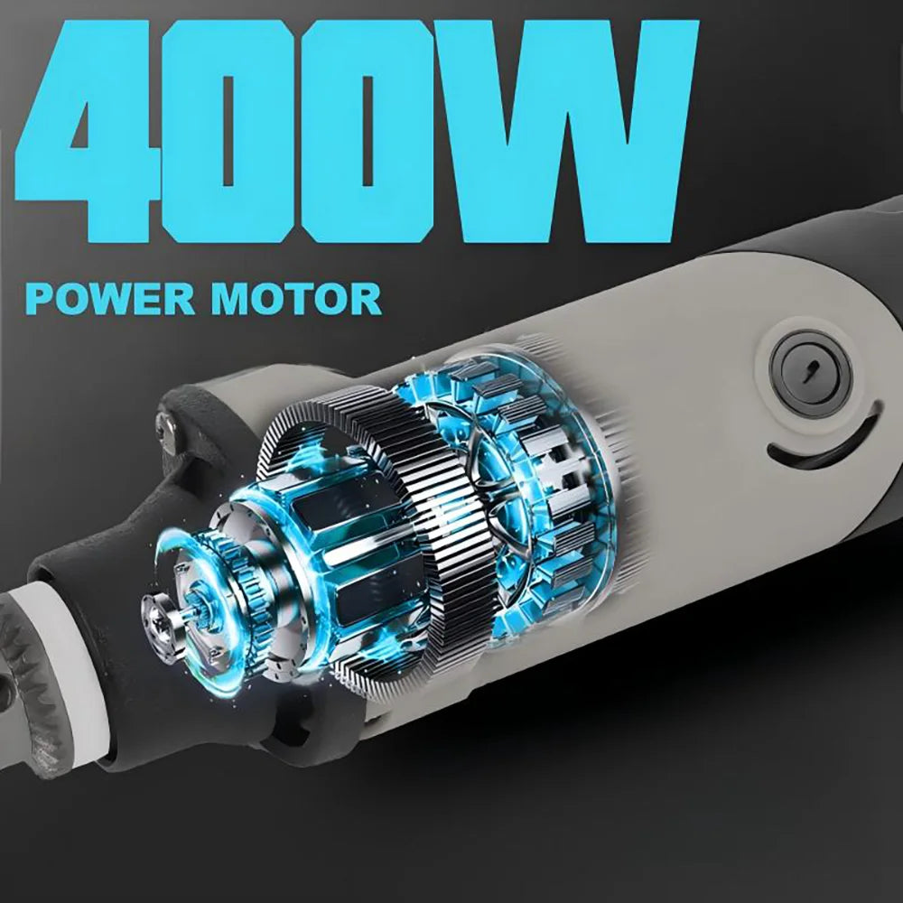 HILDA Rotary Tool 400W Drill Electric Tools Engraving Grinding Polishing 6 Variable Speed High Power DIY Power Tools