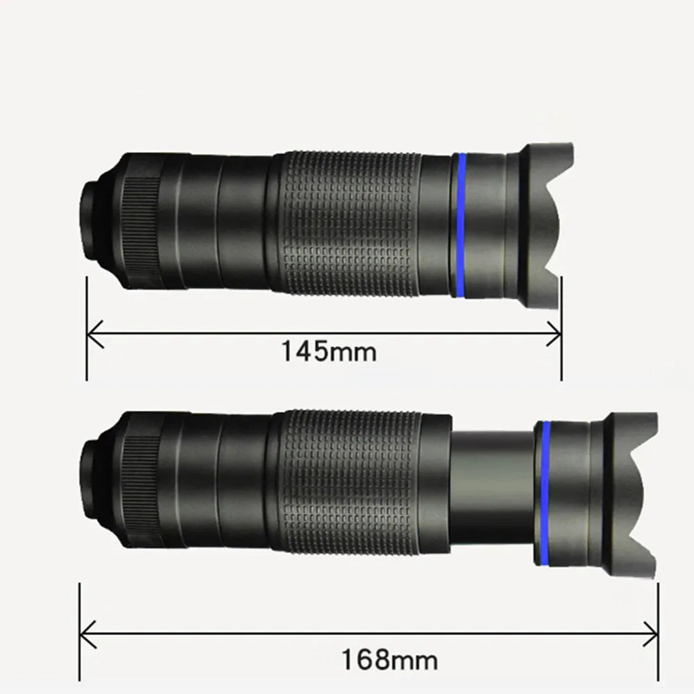 36X Telescope Zoom Lens Monocular Mobile Phone Camera Lenses for iPhone Samsung Smartphones For Camping Hunting Sports