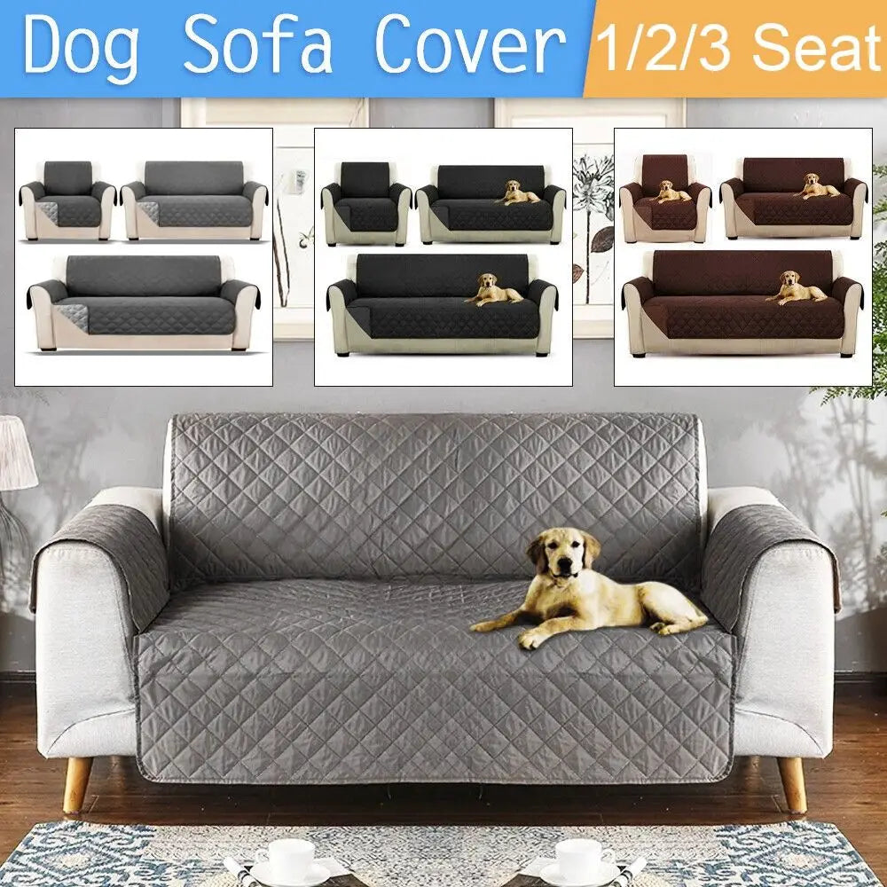 Waterproof Sofa Cover Anti Slip For Dogs And Kids Recliner