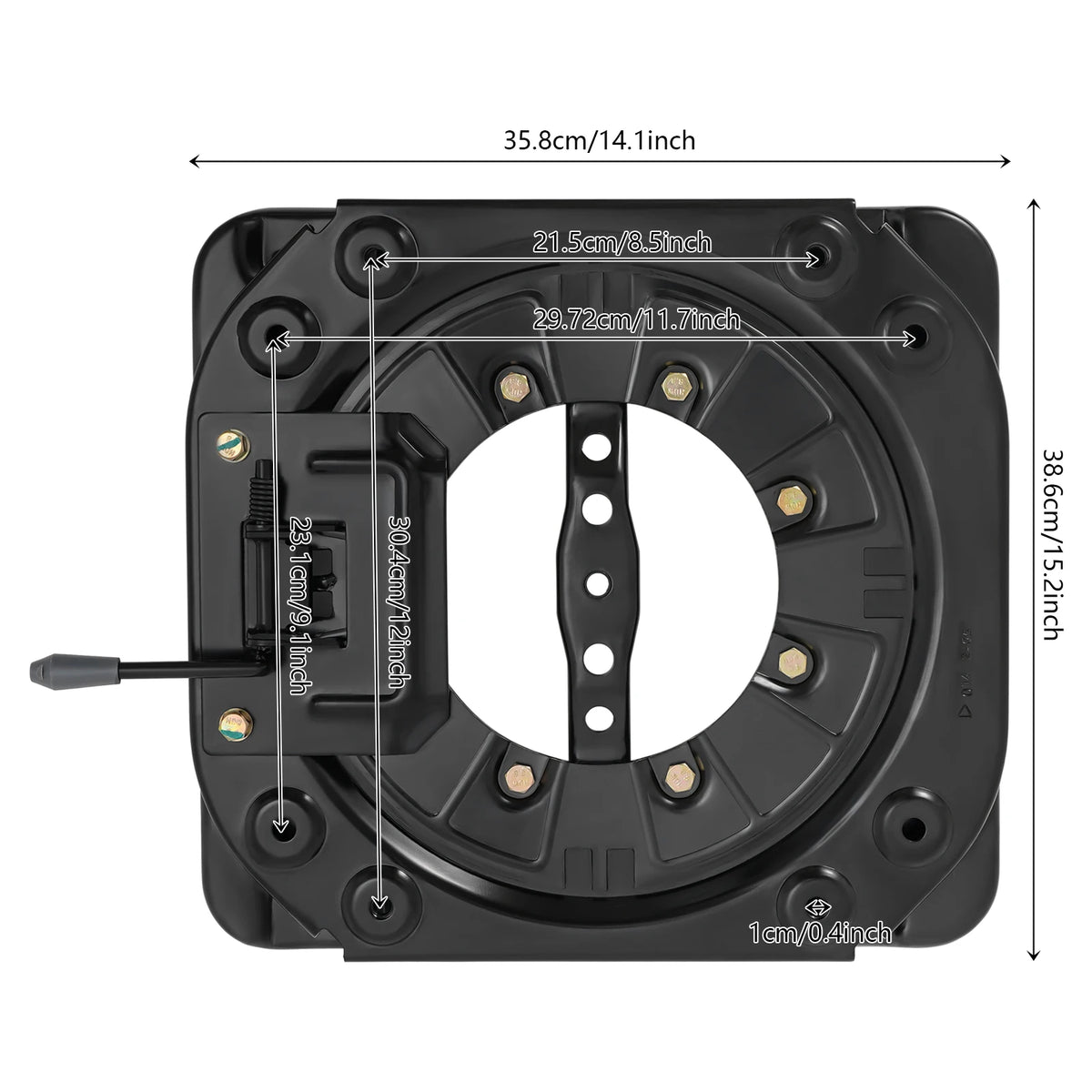 Universal Seat Swivel Base 360 Degree Rotatable 130kg