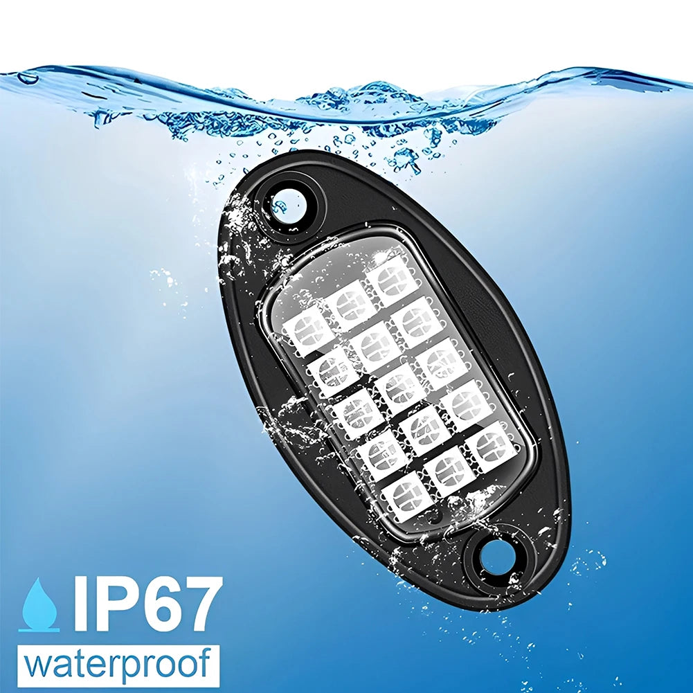 RGB LED Offroad Lights Kit 4 Pods With App Control