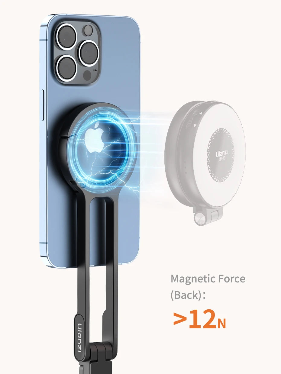 Ulanzi MA30 MagSafe Magnetic Phone Tripod Holder For iPhone Vlogging