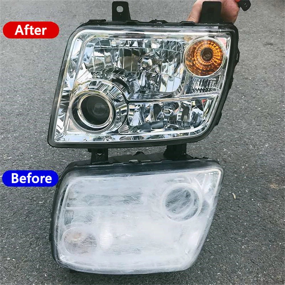 Headlight Polishing Kit Auto Headlight Renovator Light Restoration 300ml Polish