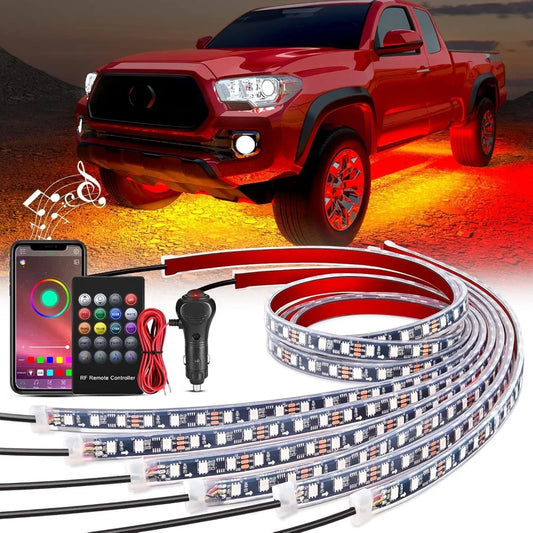 Nilight Car Underglow Neon Strip Lights With App Remote