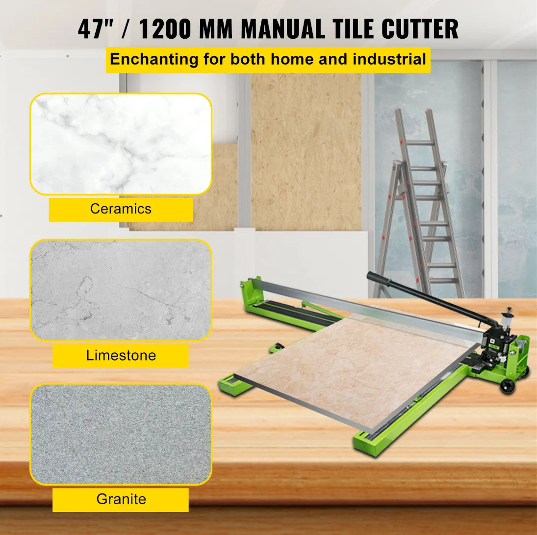 SucceBuy  Manual Tile Cutter Infrared Laser Positioning Floor Cutter Push Knife Professional Tool for Cutting Porcelain Ceramic