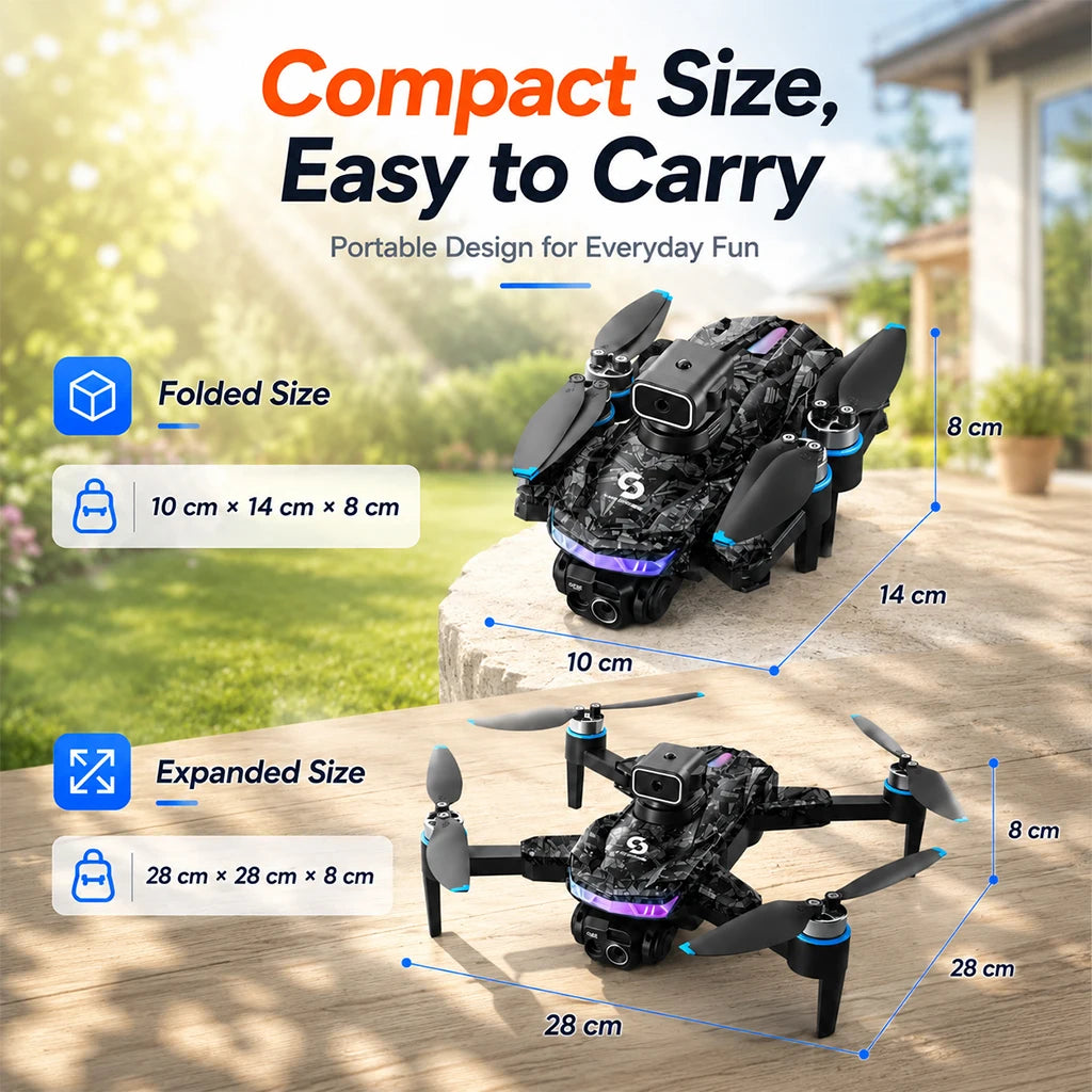 ZNLYRION S116 RC Drone Featuring Brushless Motor WiFi Camera