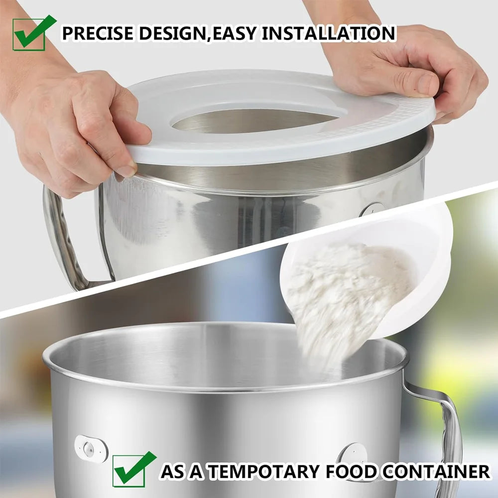 Bowl-Lift Stand Mixer Bowl With Lid Compatible With 600