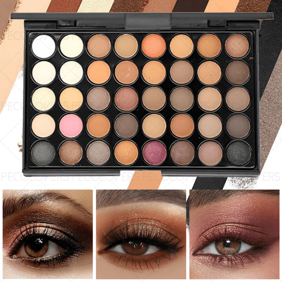 Eye And Brow Makeup Kit With Eyeshadow Palette Eyeliner Mascara