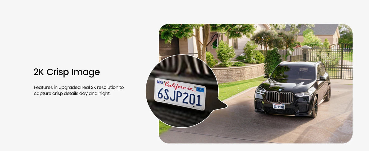 Dekco 3MP Wire-Free Solar Wifi Security Camera With Pt