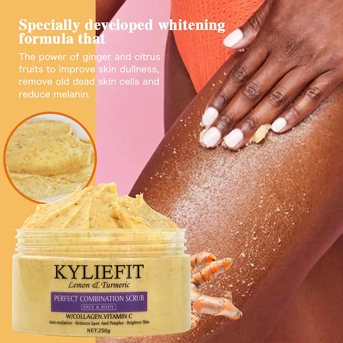 AILKE Organic Turmeric Skincare Kit for Brightening and Hydration