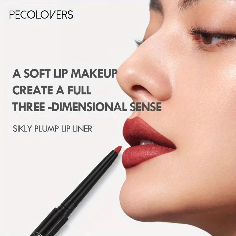Matte Lip Liner Pencil Smooth Fine Tip For Long Wear