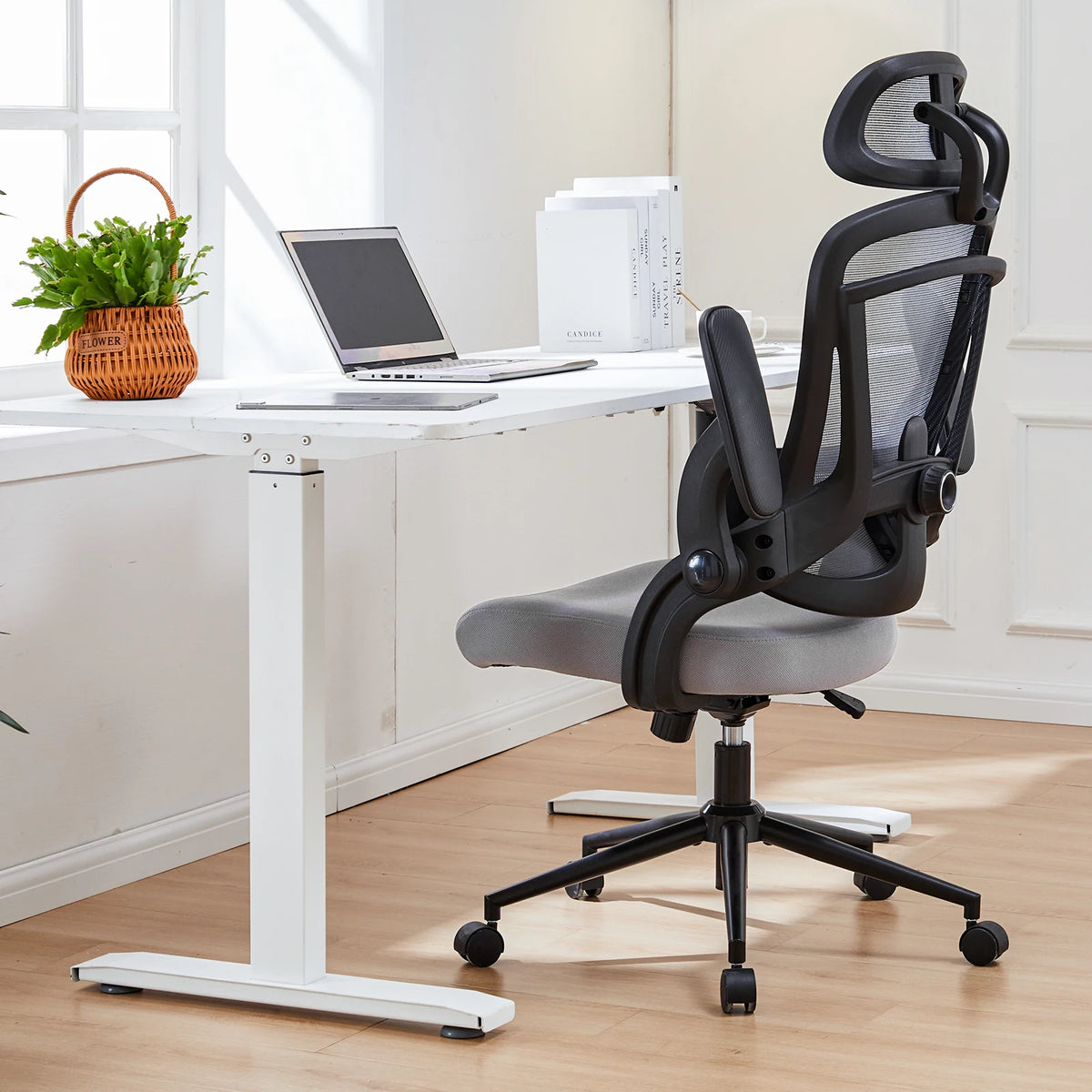 JHK High Back Mesh Office Chair With Adjustable Lumbar Support
