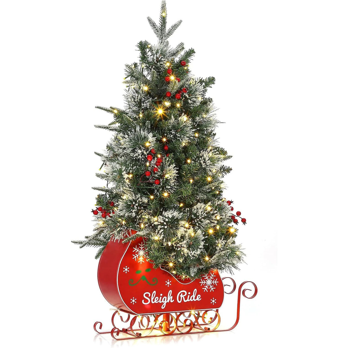 Pre Lit Artificial Desktop Christmas Tree With Led Lights