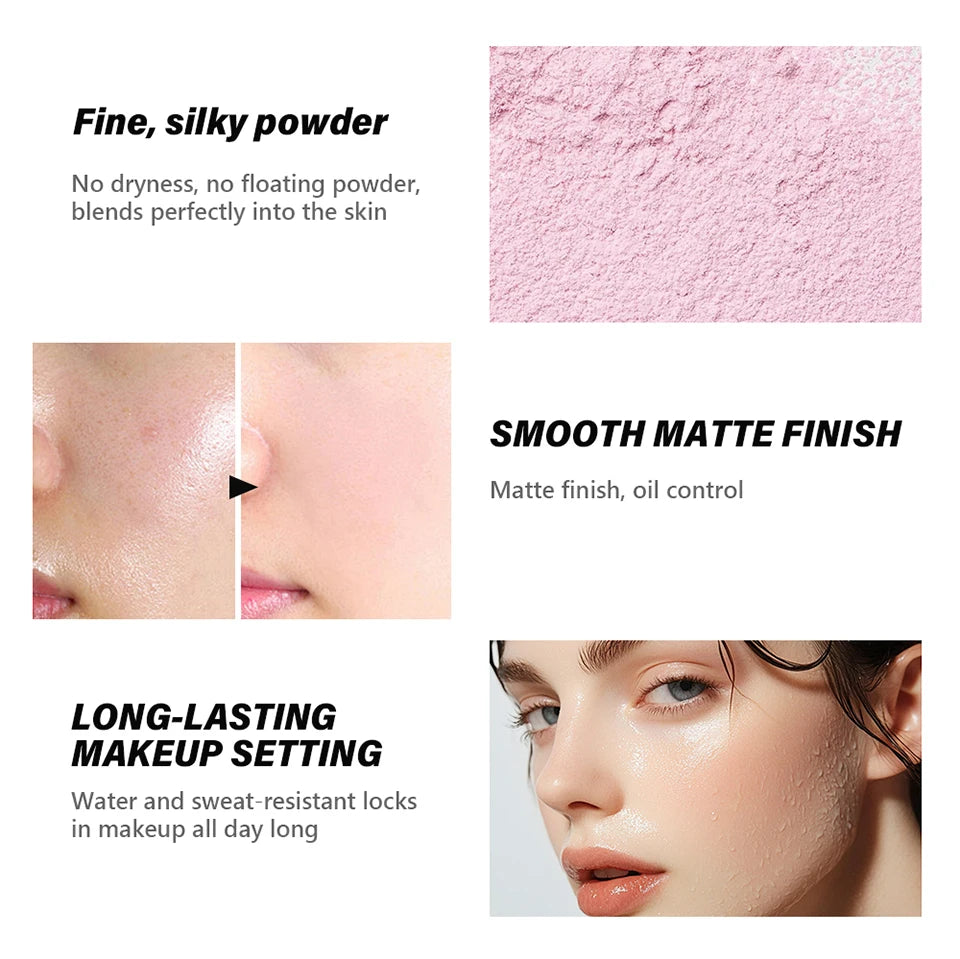ibcccndc Loose Setting Powder for Oil Control and Matte Finish