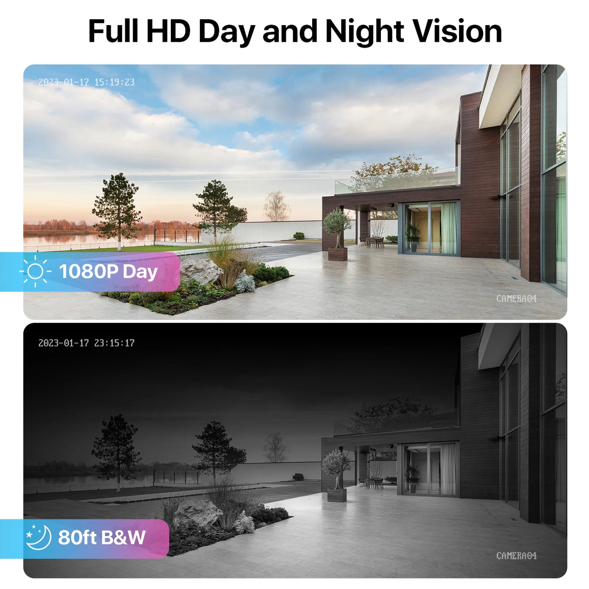 Zosi 1080P Hd Tvi Bullet Security Camera Outdoor Indoor