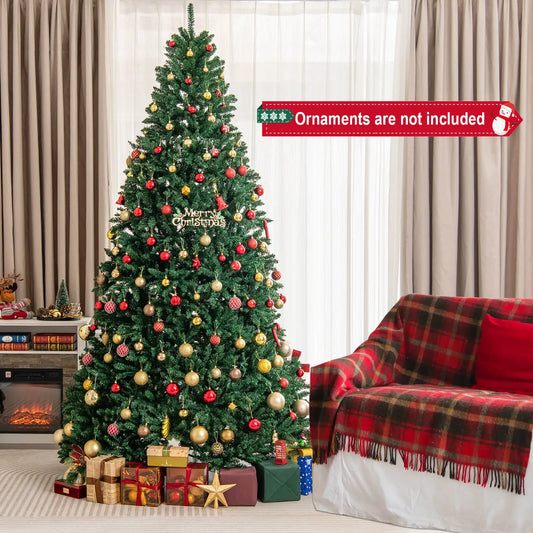Lifezeal Artificial Christmas Tree Full Fir Hinged Structure