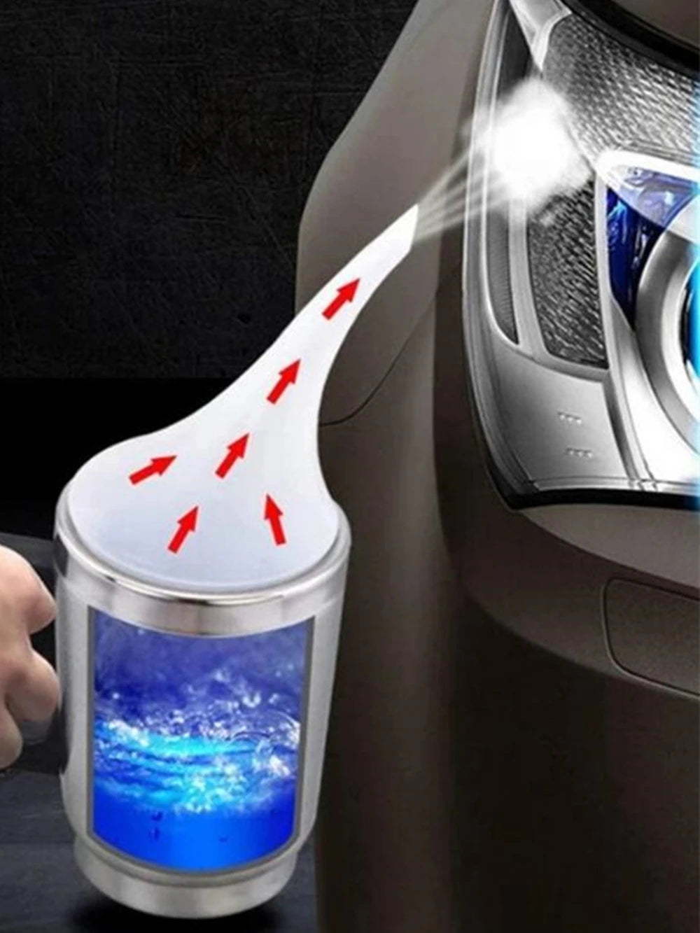 Headlight Polishing Kit Auto Headlight Renovator Light Restoration 300ml Polish