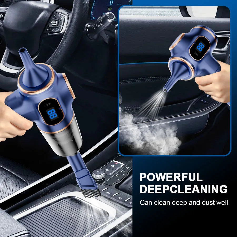 High Power Wireless Mini Vacuum Cleaner For Car Home Office