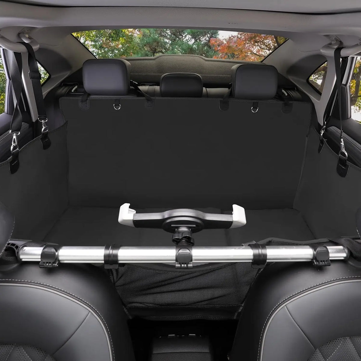 Dog Car Seat Cover Back Seat Protector Waterproof 400lbs Capacity Non-Slip