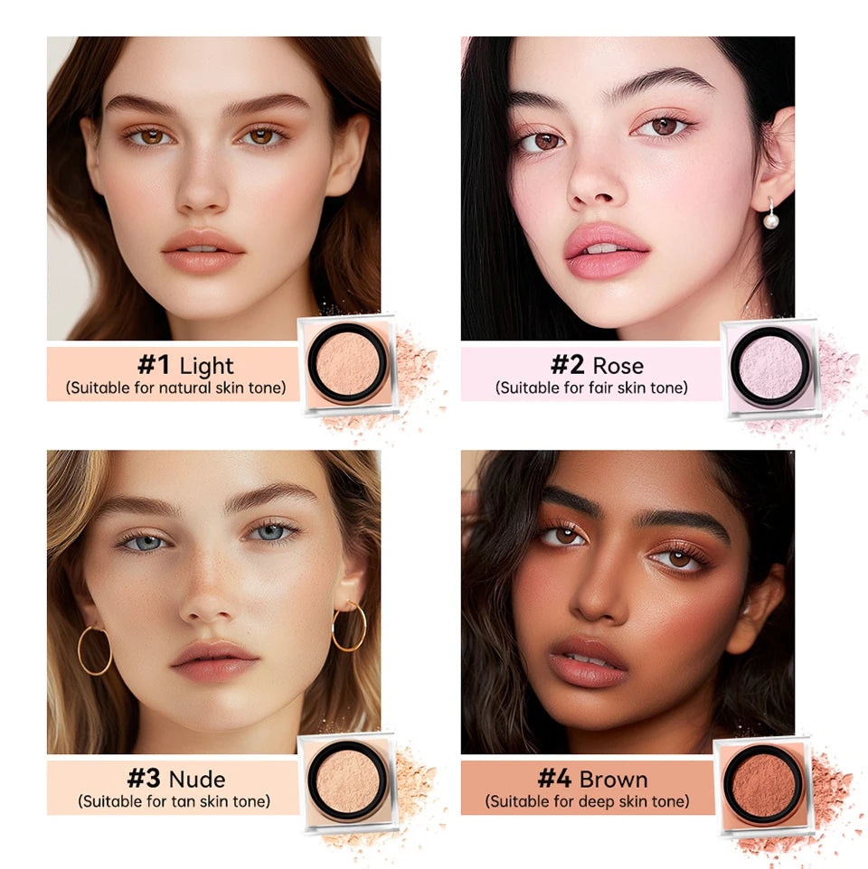 ibcccndc Loose Setting Powder for Oil Control and Matte Finish