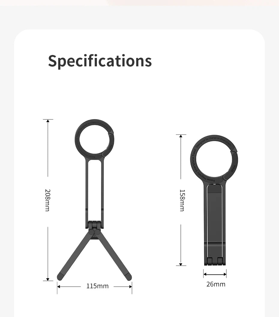 Ulanzi MA30 MagSafe Magnetic Phone Tripod Holder For iPhone Vlogging